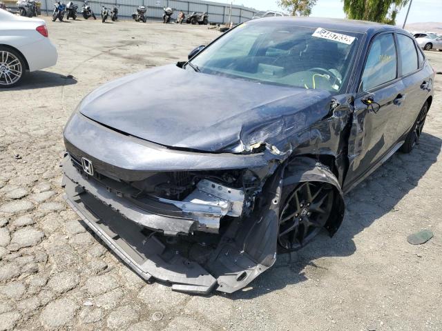 2HGFE2F53NH560495 - 2022 HONDA CIVIC SPOR GRAY photo 9