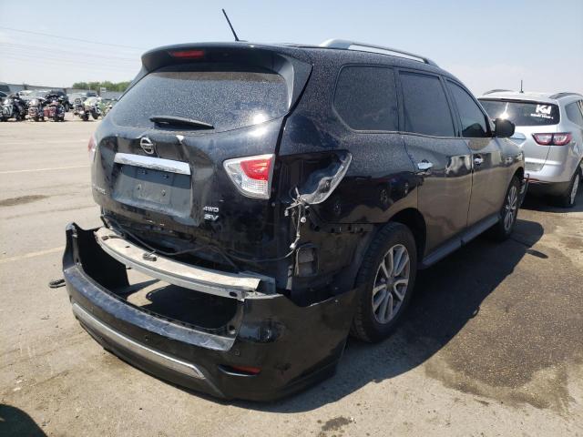 5N1AR2MMXDC608269 - 2013 NISSAN PATHFINDER BLACK photo 4