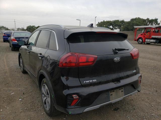 KNDCB3LC5M5471830 - 2021 KIA NIRO LX BLACK photo 3