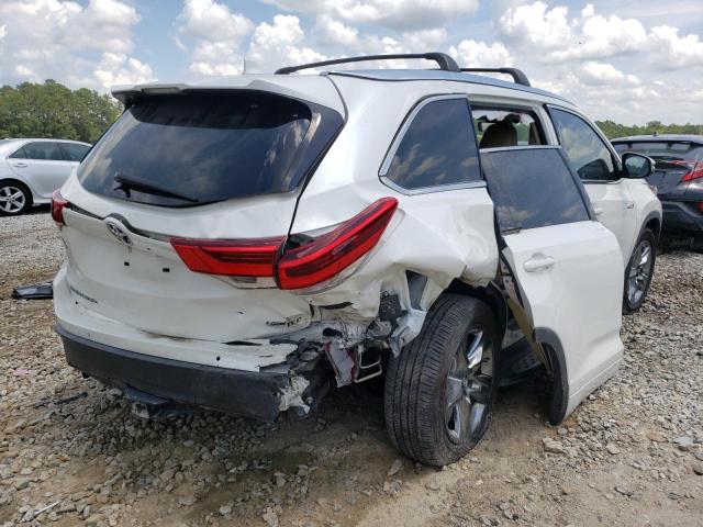 5TDDGRFH8KS062843 - 2019 TOYOTA HIGHLANDER WHITE photo 4