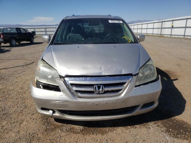 5FNRL38737B431896 - 2007 HONDA ODYSSEY EX SILVER photo 9