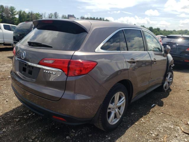 5J8TB3H39DL015805 - 2013 ACURA RDX GRAY photo 4