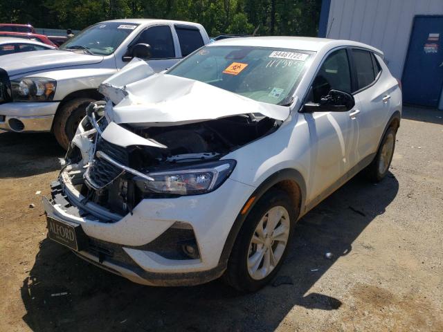 KL4MMBS27MB117305 - 2021 BUICK ENCORE GX WHITE photo 2