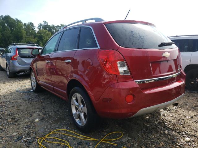 3GNAL3EKXES609062 - 2014 CHEVROLET CAPTIVA LT RED photo 3