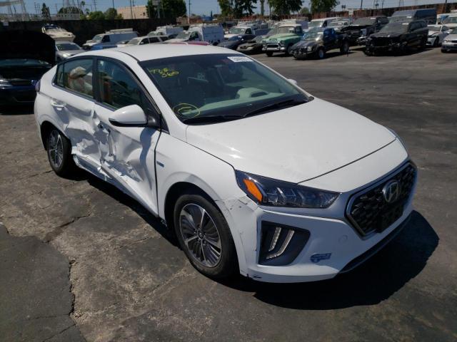 KMHC75LD8LU213839 - 2020 HYUNDAI IONIQ SEL WHITE photo 1