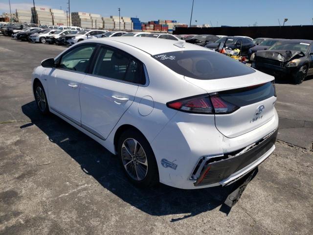 KMHC75LD8LU213839 - 2020 HYUNDAI IONIQ SEL WHITE photo 3