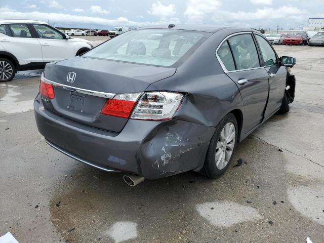 1HGCR2F83DA016416 - 2013 HONDA ACCORD EXL GRAY photo 4