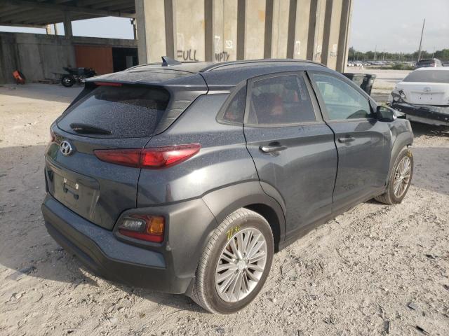 KM8K62AA2MU606758 - 2021 HYUNDAI KONA SEL P GRAY photo 4