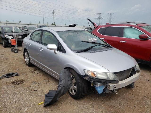 19XFA1F55AE009415 - 2010 HONDA CIVIC LX SILVER photo 1