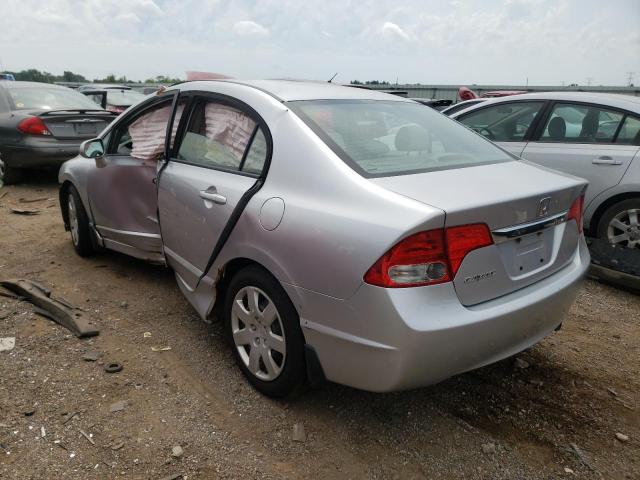 19XFA1F55AE009415 - 2010 HONDA CIVIC LX SILVER photo 3