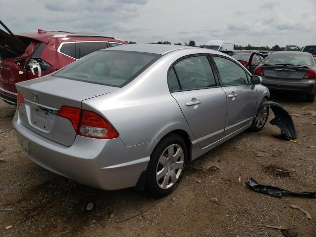 19XFA1F55AE009415 - 2010 HONDA CIVIC LX SILVER photo 4