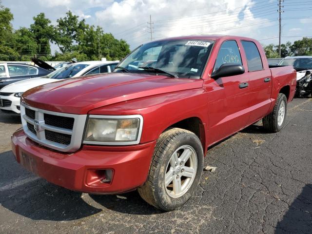 1D7HE38K48S593122 - 2008 DODGE DAKOTA SXT RED photo 2