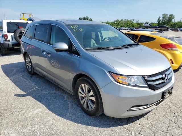 5FNRL5H6XHB013856 - 2017 HONDA ODYSSEY EX SILVER photo 1