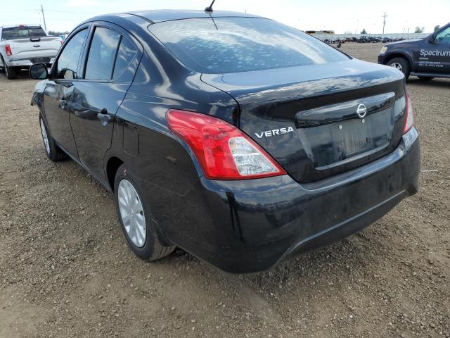 3N1CN7AP6FL954351 - 2015 NISSAN VERSA S BLACK photo 3