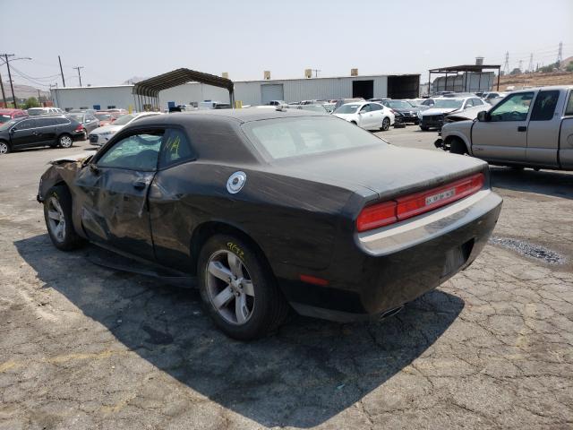 2C3CDYAG4DH511602 - 2013 DODGE CHALLENGER BLACK photo 3