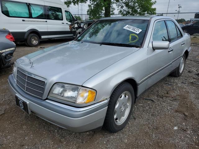 WDBHA22E9TF466546 - 1996 MERCEDES-BENZ C 220 SILVER photo 2