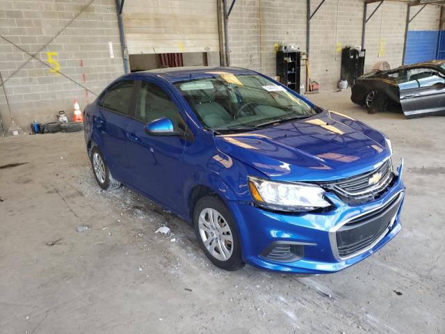 1G1JB5SH5H4160175 - 2017 CHEVROLET SONIC LS BLUE photo 1