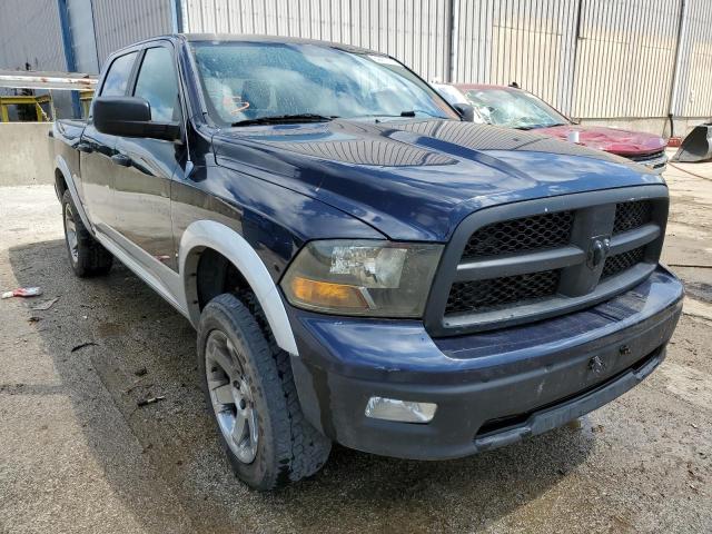 1C6RD7NT5CS266783 - 2012 DODGE RAM 1500 L BLUE photo 1