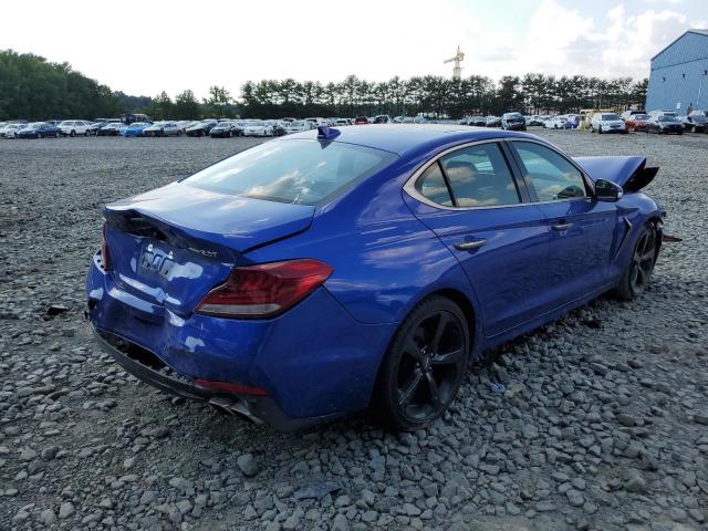 KMTG44LA7KU019785 - 2019 GENESIS G70 PRESTI BLUE photo 4