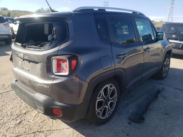 ZACCJADB0HPF73675 - 2017 JEEP RENEGADE L GRAY photo 4