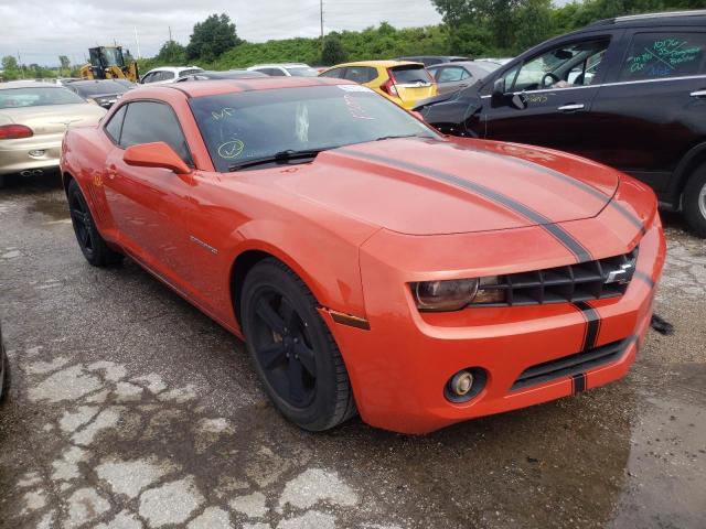 2G1FE1E38D9105071 - 2013 CHEVROLET CAMARO LS ORANGE photo 1