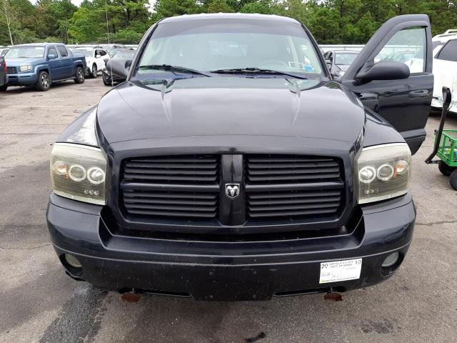 1D7HW48N76S639536 - 2006 DODGE DAKOTA BLACK photo 7