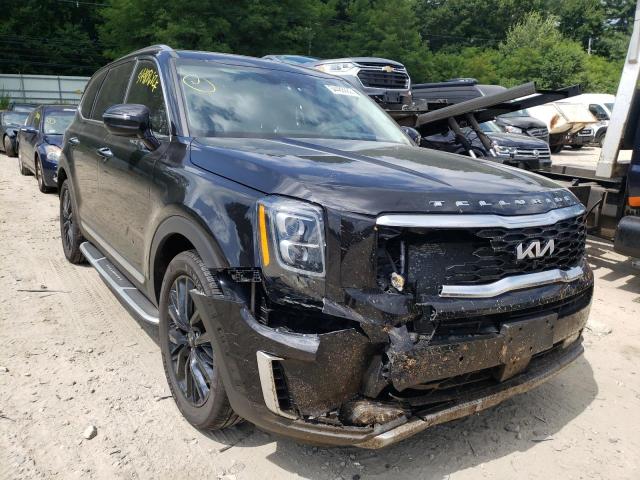 5XYP5DHC7NG195103 - 2022 KIA TELLURIDE BLACK photo 1