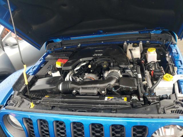 1C6JJTEG0ML583917 - 2021 JEEP GLADIATOR BLUE photo 7