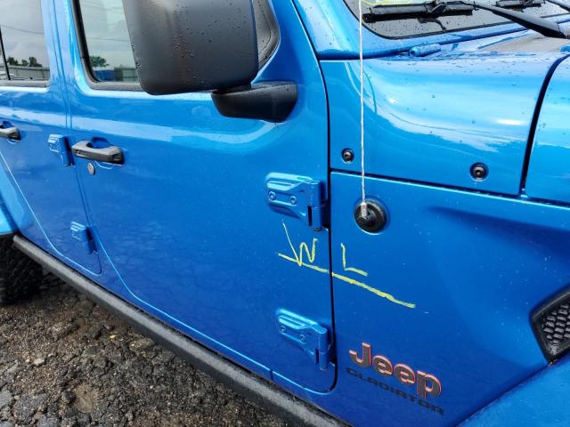 1C6JJTEG0ML583917 - 2021 JEEP GLADIATOR BLUE photo 9