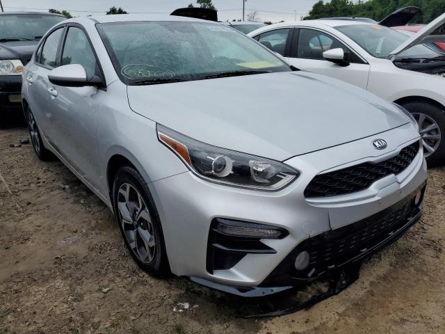 3KPF24AD0LE201387 - 2020 KIA FORTE FE SILVER photo 1