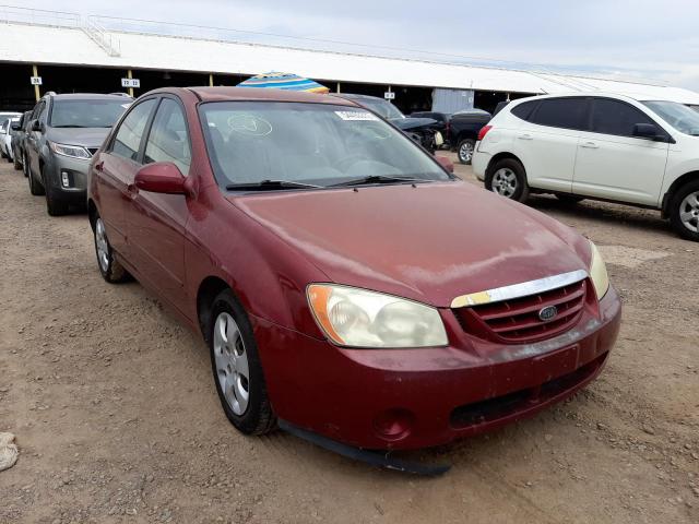 KNAFE122865224772 - 2006 KIA SPECTRA LX RED photo 1