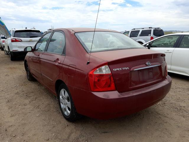 KNAFE122865224772 - 2006 KIA SPECTRA LX RED photo 3