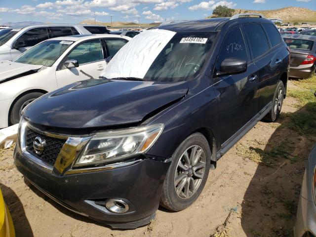 5N1AR2MN6DC650219 - 2013 NISSAN PATHFINDER GRAY photo 2