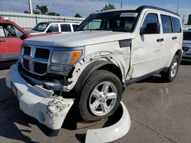 1D8GU58K47W613494 - 2007 DODGE NITRO SLT WHITE photo 2