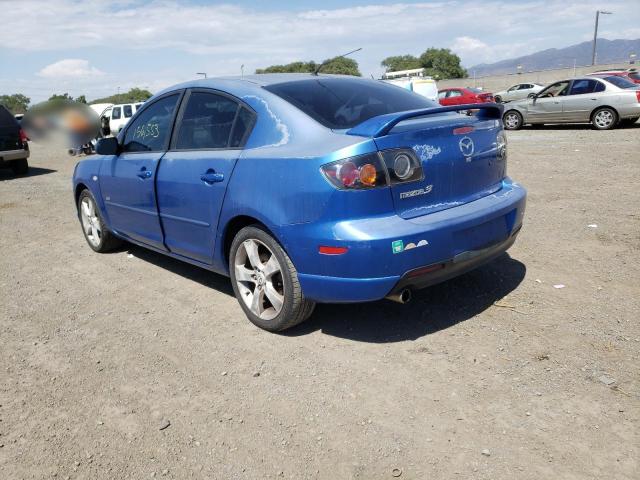 JM1BK123051242921 - 2005 MAZDA 3 S BLUE photo 3