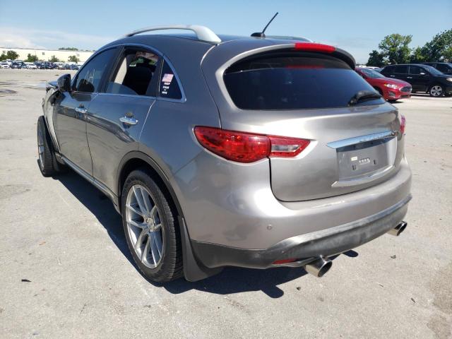 JNRBS18W49M201195 - 2009 INFINITI FX50 GRAY photo 3