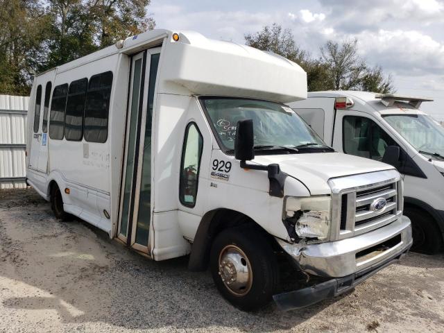 1FDEE4FL8EDA75945 - 2014 FORD E450 BUS WHITE photo 1