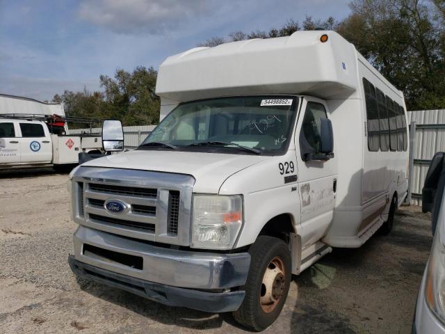 1FDEE4FL8EDA75945 - 2014 FORD E450 BUS WHITE photo 2