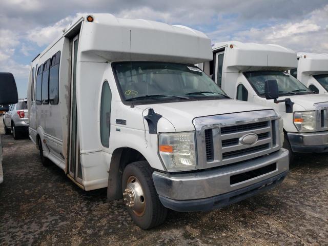 1FDEE4FL3EDA81975 - 2014 FORD E450 BUS WHITE photo 1