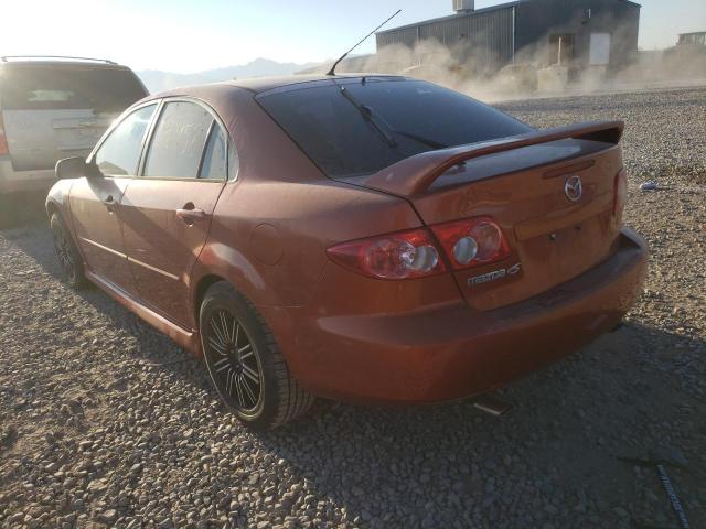 1YVHP84CX55M68601 - 2005 MAZDA 6 ORANGE photo 3