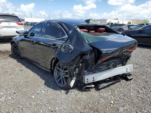 JTHBA1D29J5072776 - 2018 LEXUS IS 300 BLACK photo 3