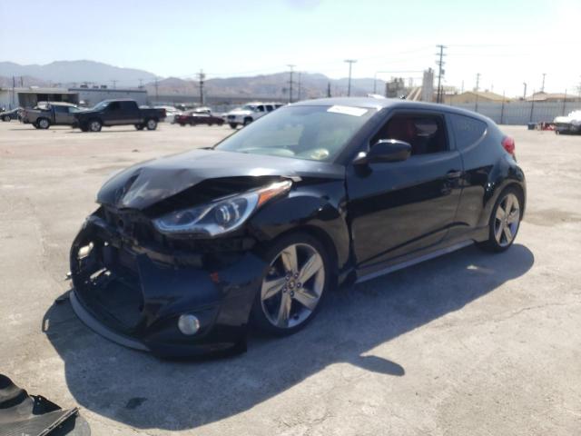 KMHTC6AE5FU234472 - 2015 HYUNDAI VELOSTER T BLACK photo 2