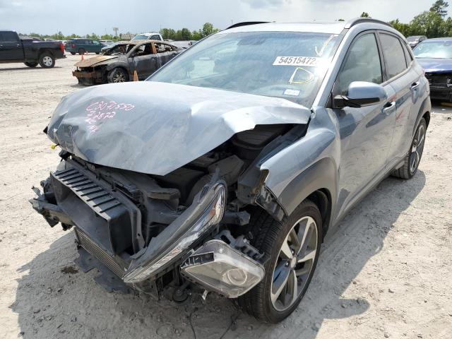 KM8K33A58JU080097 - 2018 HYUNDAI KONA LIMIT GRAY photo 2