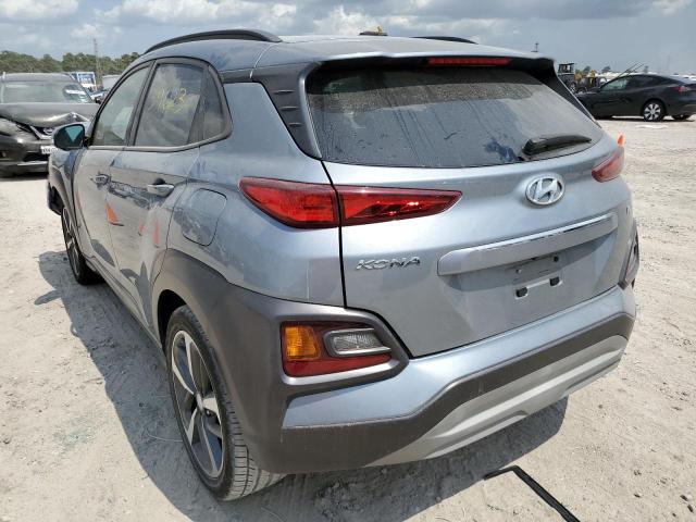 KM8K33A58JU080097 - 2018 HYUNDAI KONA LIMIT GRAY photo 3