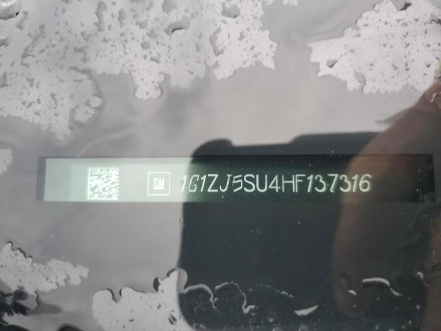 1G1ZJ5SU4HF137316 - 2017 CHEVROLET MALIBU HYB WHITE photo 10