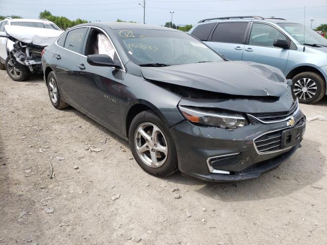 1G1ZC5STXHF147253 - 2017 CHEVROLET MALIBU LS CHARCOAL photo 1