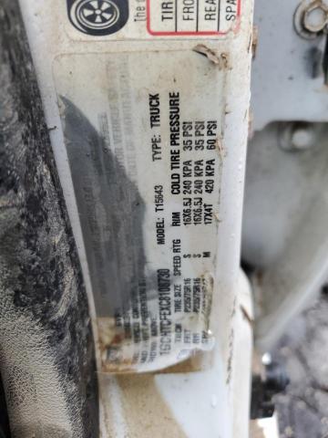 1GCHTCFEXC8108730 - 2012 CHEVROLET COLORADO L WHITE photo 10