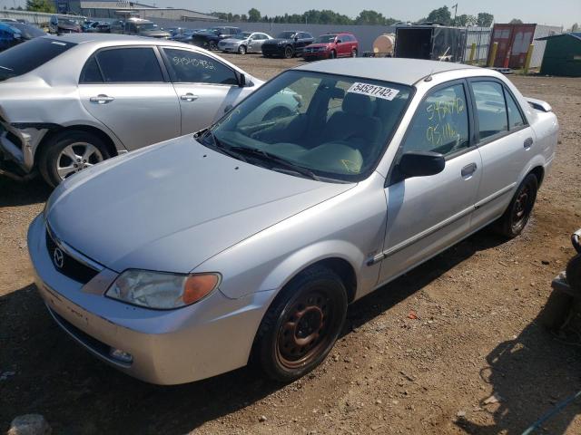 JM1BJ225120507860 - 2002 MAZDA PROTEGE DX SILVER photo 2