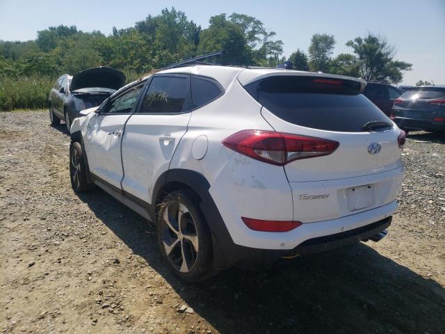 KM8J33A23JU655580 - 2018 HYUNDAI TUCSON VAL WHITE photo 3