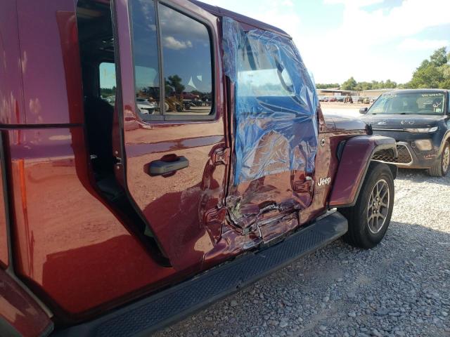 1C6HJTFGXML618959 - 2021 JEEP GLADIATOR MAROON photo 9